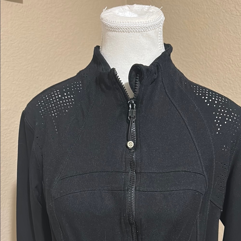 Tangerine Black Ski Jacket Sleek Tailored Design - Picture 4 of 9